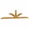 Ekena Millwork Richland Rough Sawn Timber Gable Bracket, Western Red Cedar, 108"W x 22"H x 2"D x 4"F, 5/12 Pitch GBW108X22X0204RIC00RWR - alternate 5
